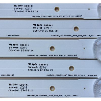 KIT DE LEDS ORIGINAL PARA TV SAMSUNG 12 PIEZAS / NUMERO DE PARTE BN96-30453A / BN96-30454A / SAMSUNG_2014SVS48F_3228_L06_REV1.0_131119 / SAMSUNG_2014SVS48F_3228_R03_REV1.0_131119 / 30453A / 30454A / PANEL CY-GH048BGLV2H / MODELO UN48H5500 / LH48RMDPLGA/ZA - Imagen 2